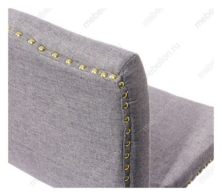 барный стул crown grey fabric