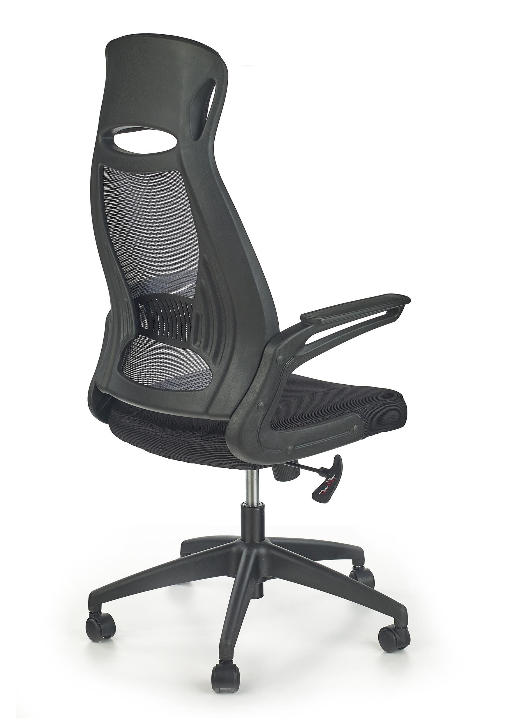 компьютерное кресло halmar solaris, черный - серый