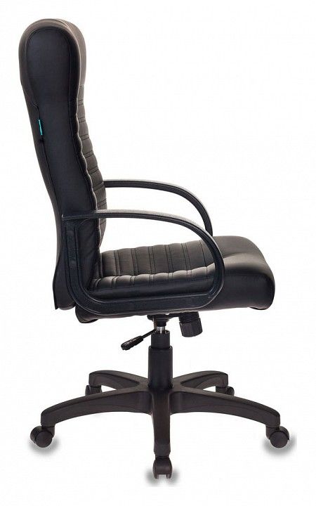 кресло руководителя бюрократ kb-10lite/black черный искусственная кожа