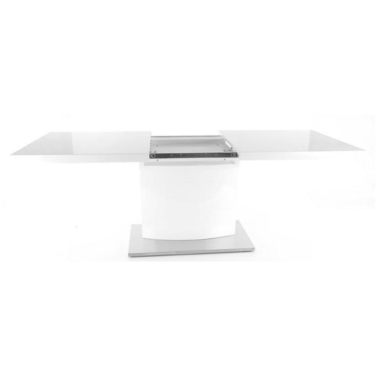 стол обеденный раскладной signal loreto (белый)