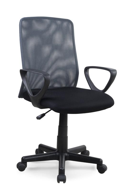 компьютерное кресло halmar alex, черный - серый