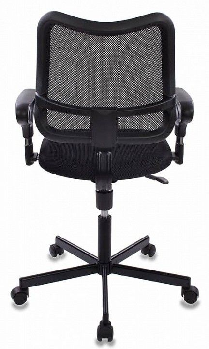 кресло бюрократ ch-799m/tw-11 спинка сетка черный сиденье черный tw-11 крестовина металл
