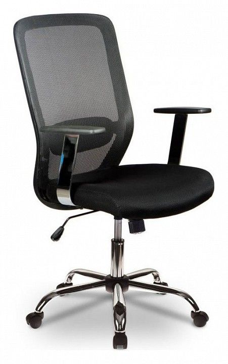 кресло бюрократ ch-899sl/b/tw-11 спинка сетка черный tw-01 сиденье черный tw-11 крестовина хром