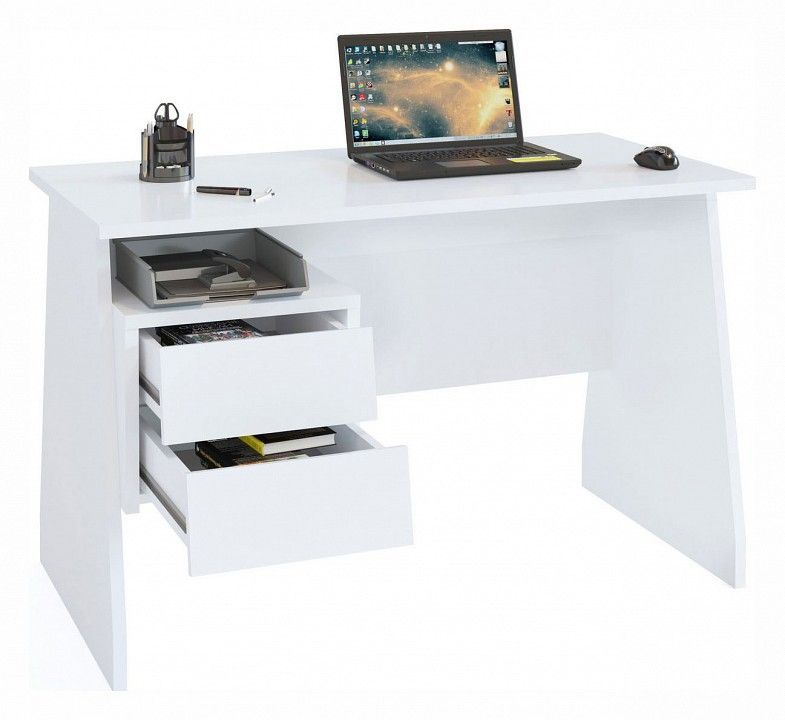 кст-115 стол компьютерный белый
