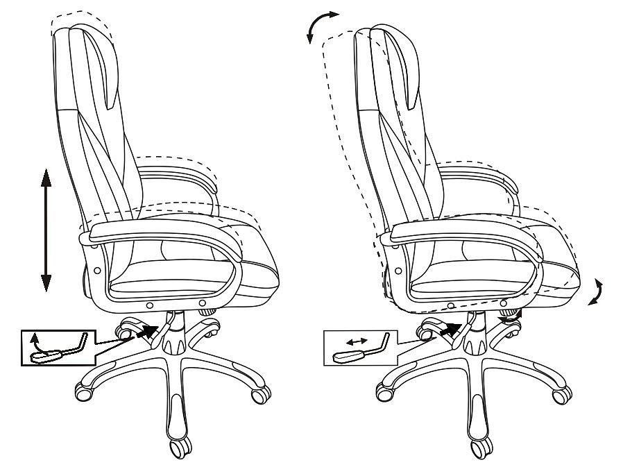 кресло руководителя бюрократ t-9905s/white белый искусственная кожа (пластик серебро)