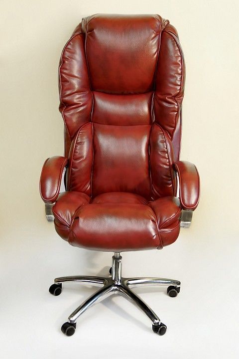 кресло для руководителя барон ххl бордовый  0464