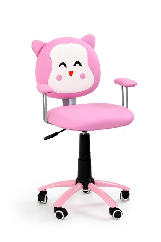 компьютерное кресло halmar kitty, розовый