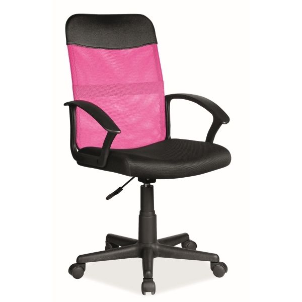 компьютерное кресло signal q-702, розовый - черный