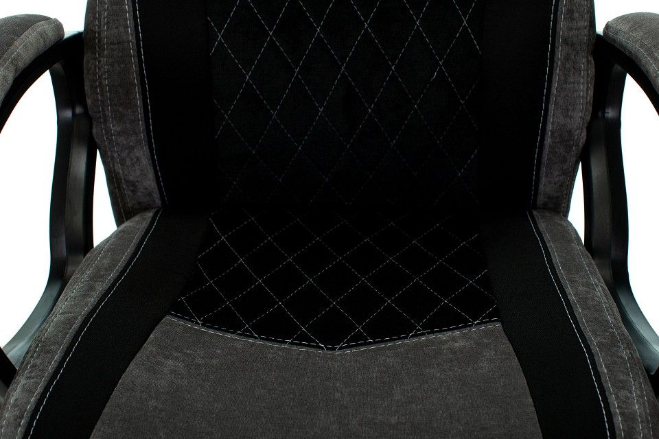 кресло игровое zombie viking 6 knight fabric черный с подголов. крестовина металл