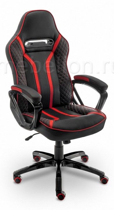 компьютерное кресло lazer черное/красное