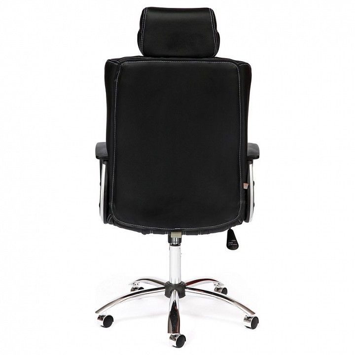 компьютерное кресло oxford хром кож/зам, коричневый/коричневый перфорированный, 36-36/36-36/06 (id:  )