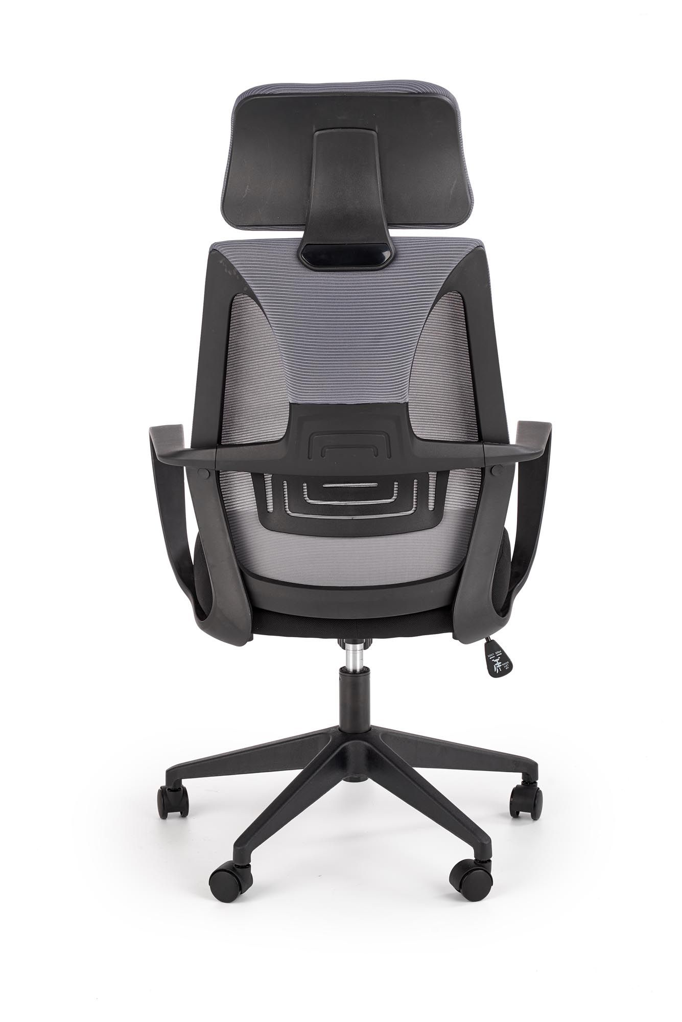 компьютерное кресло halmar valdez, черный - серый