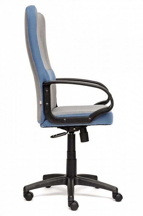 компьютерное кресло сн757 ткань, ткань, серый/синий, с27/с24