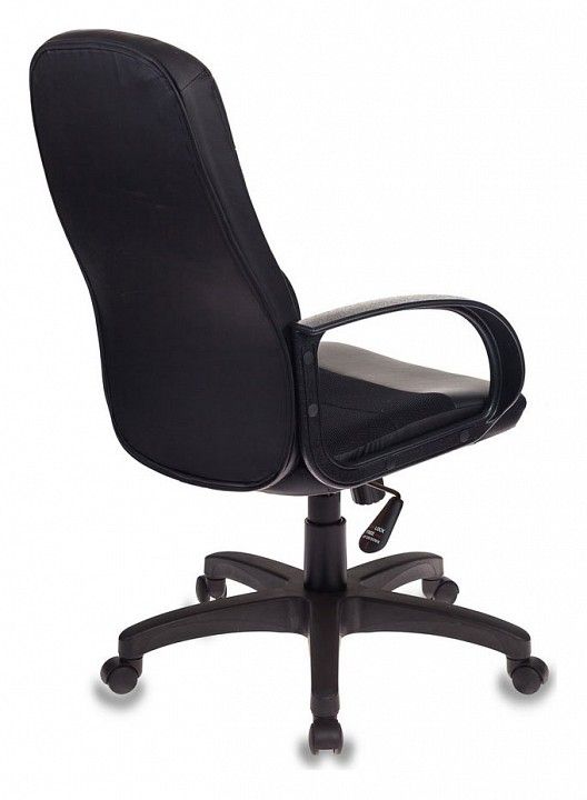 кресло руководителя бюрократ ch-808axsn/lbl+tw-11 черный искусст.кожа/сетка