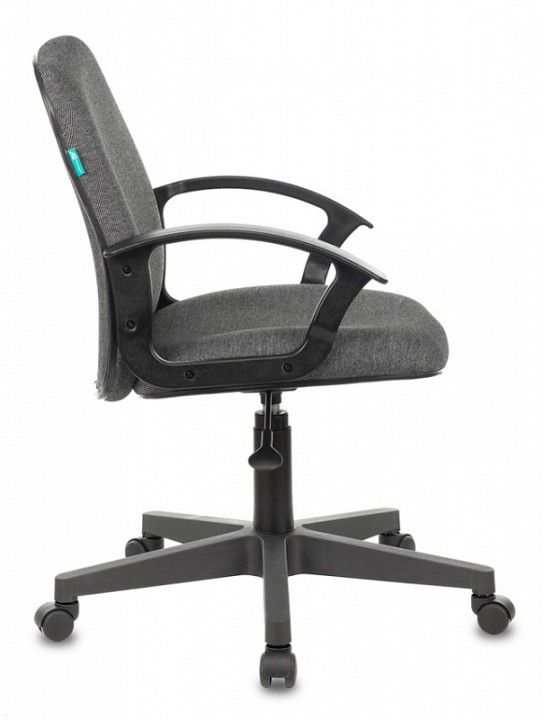 кресло бюрократ ch-808-low/#g низкая спинка серый 3c1 на пиастре