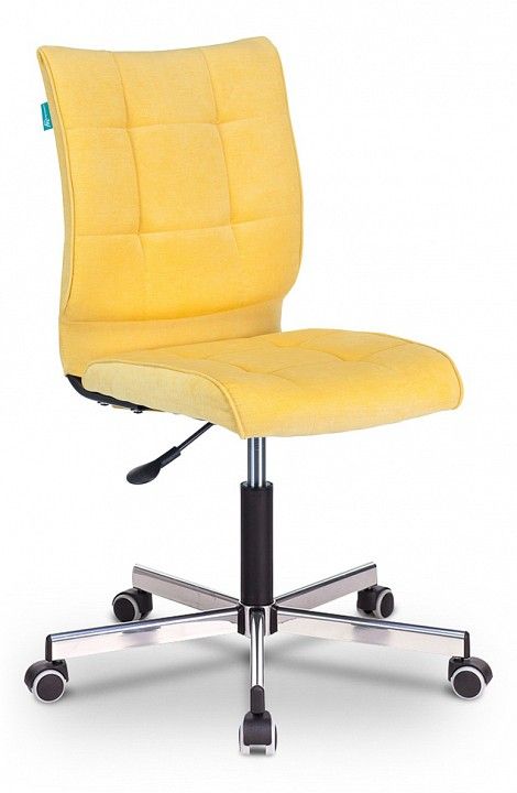 кресло бюрократ ch-330m/velv74 желтый velvet 74 крестовина металл