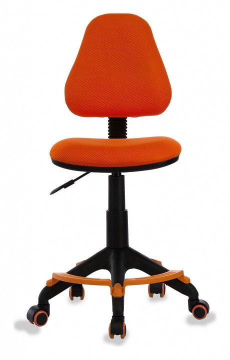кресло детское бюрократ kd-4-f/tw-96-1 оранжевый tw-96-1