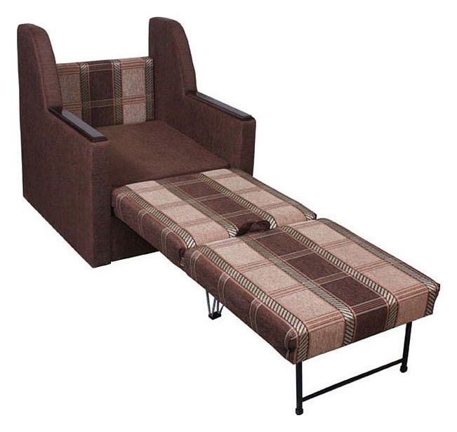 кресло кровать шарм-дизайн соло шенилл коричневый