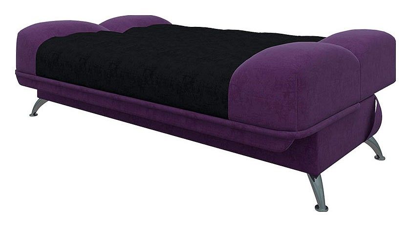 диван книжка анна, черный+фиолетовый ()