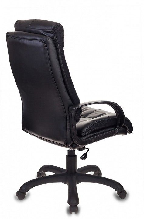 кресло руководителя бюрократ ch-824b/lblack черный искусственная кожа