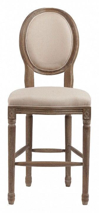 барный стул vintage french round кремовый лен dg-f-tab70