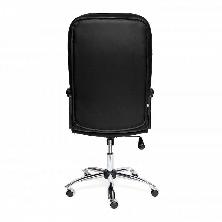 компьютерное кресло сн9944 хром, кож/зам, черный, 36-6  id -