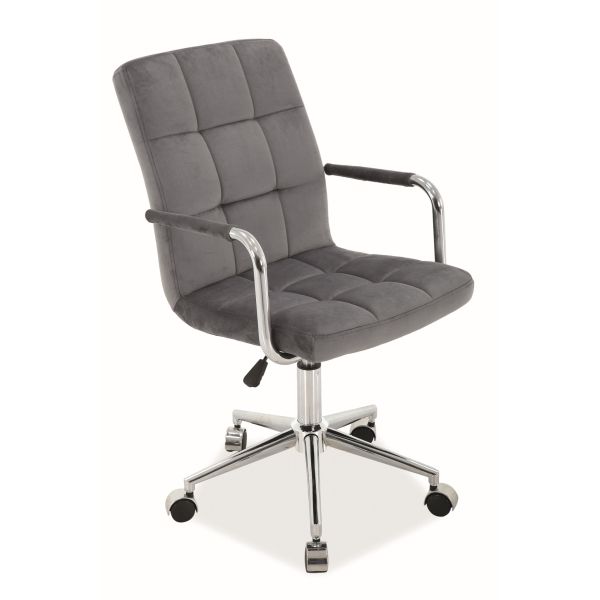 компьютерное кресло signal q-022 velvet, серый