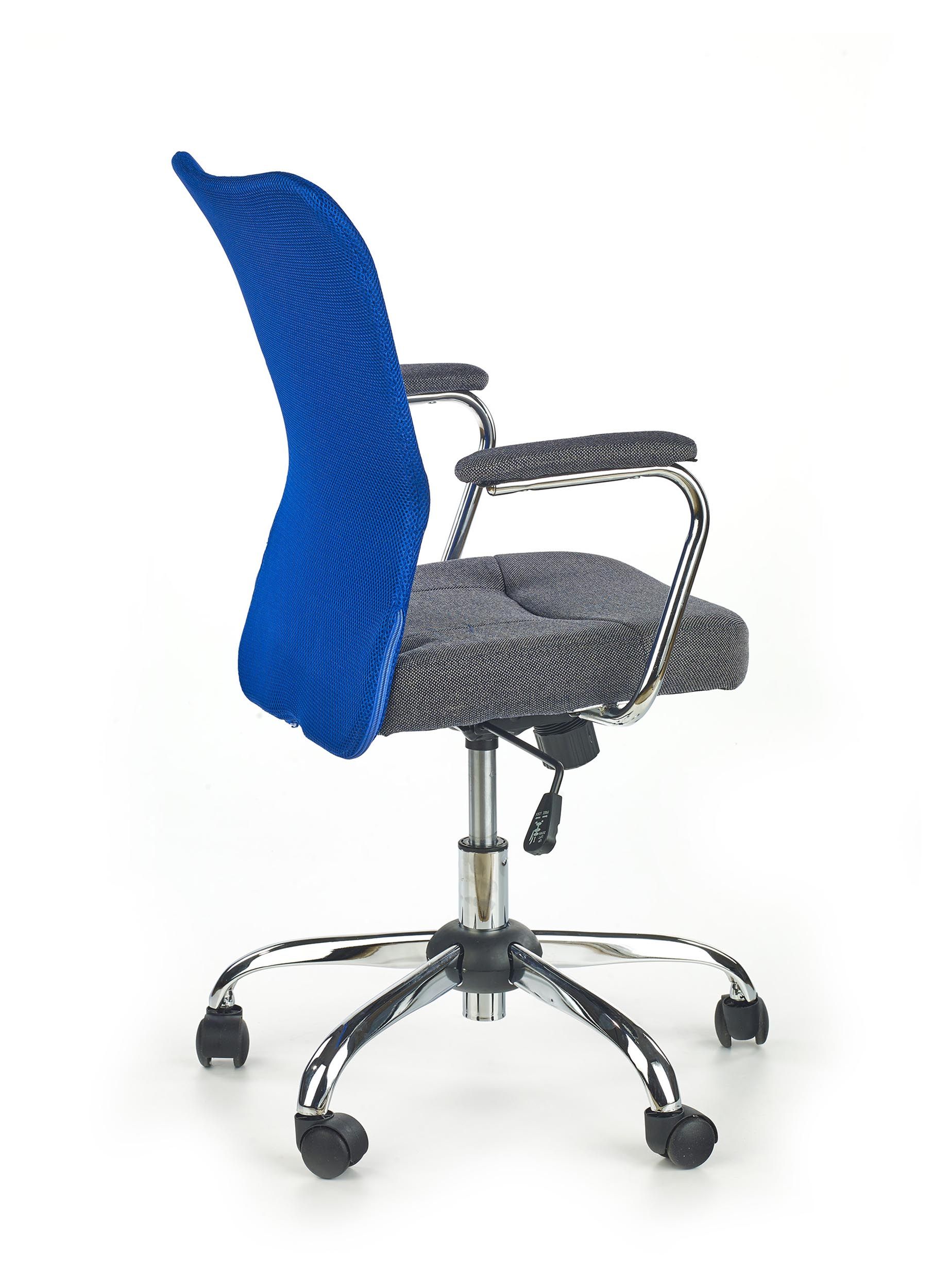 компьютерное кресло halmar andy, серый - синий