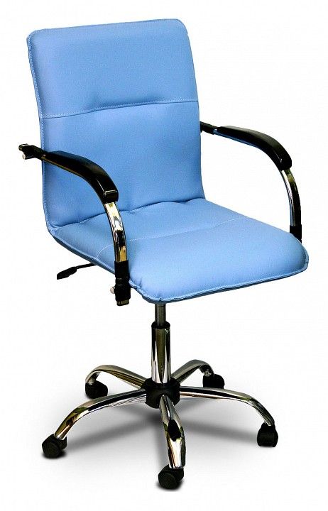 кресло компьютерное  самба-кресло  светло-голубой