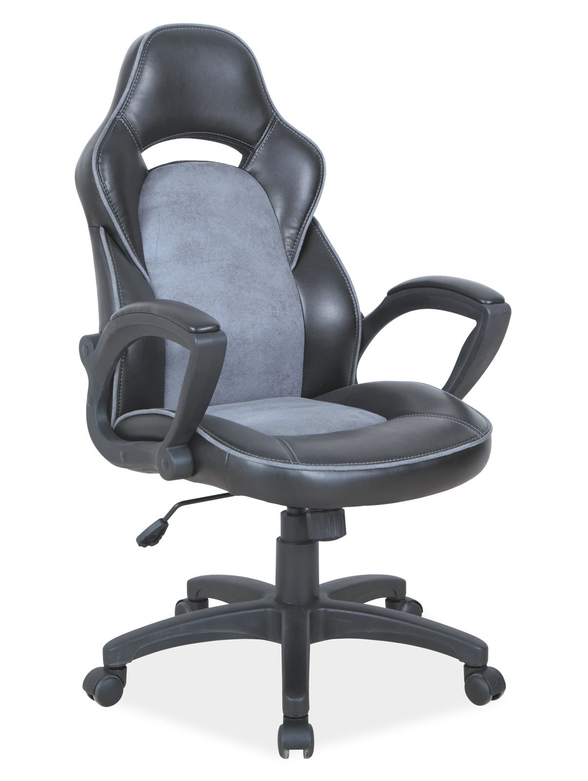 компьютерное кресло signal q-115, черный - серый