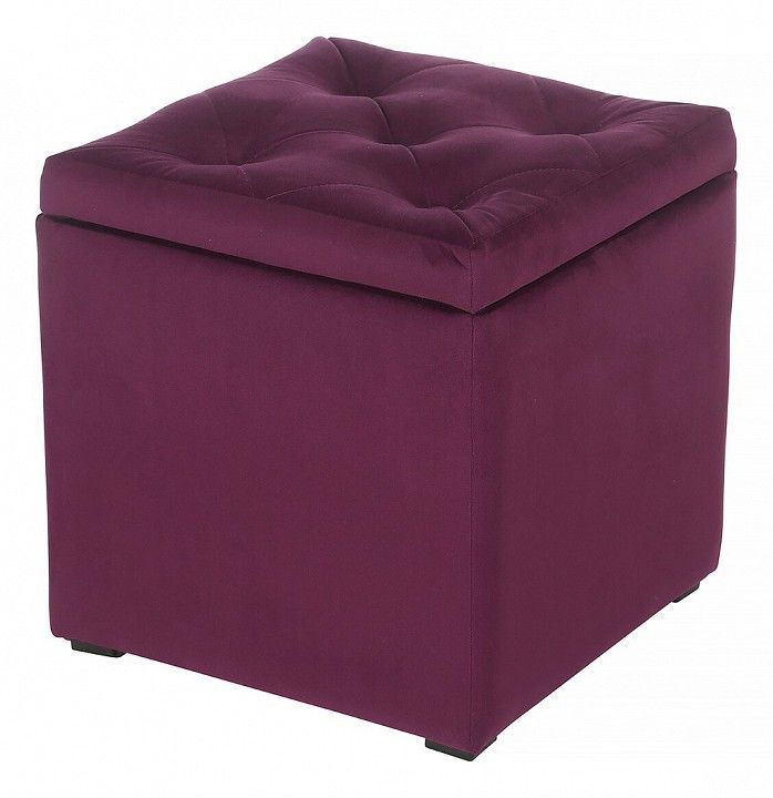(мебельстория) тони - 2 т / пуф / фиолетовый / велюр фиолетовый