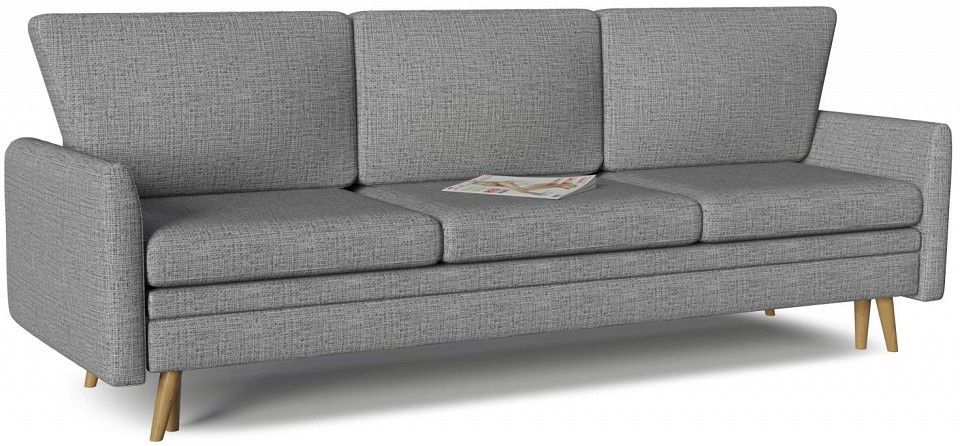 диван прямой верона дизайн 5 пантограф серый рогожка