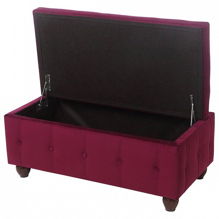 (мебельстория) брага-3 т / пуф / фиолетовый / велюр фиолетовый