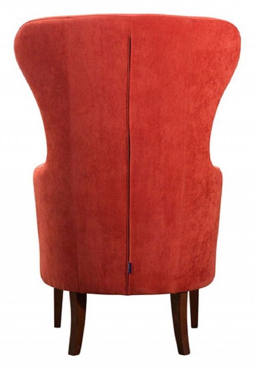 кресло хилтон (3 кат ткани) брик (орех/акварель 14) (массив бука)