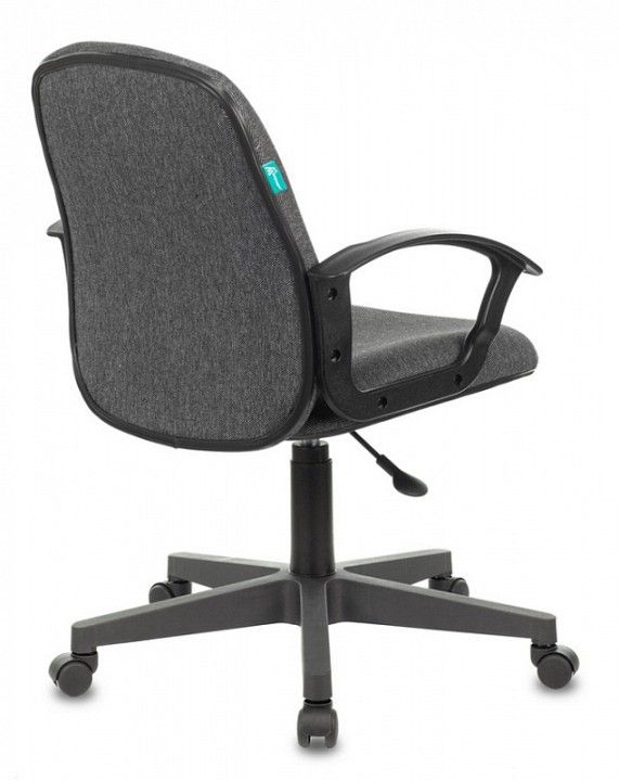 кресло бюрократ ch-808-low/#g низкая спинка серый 3c1 на пиастре