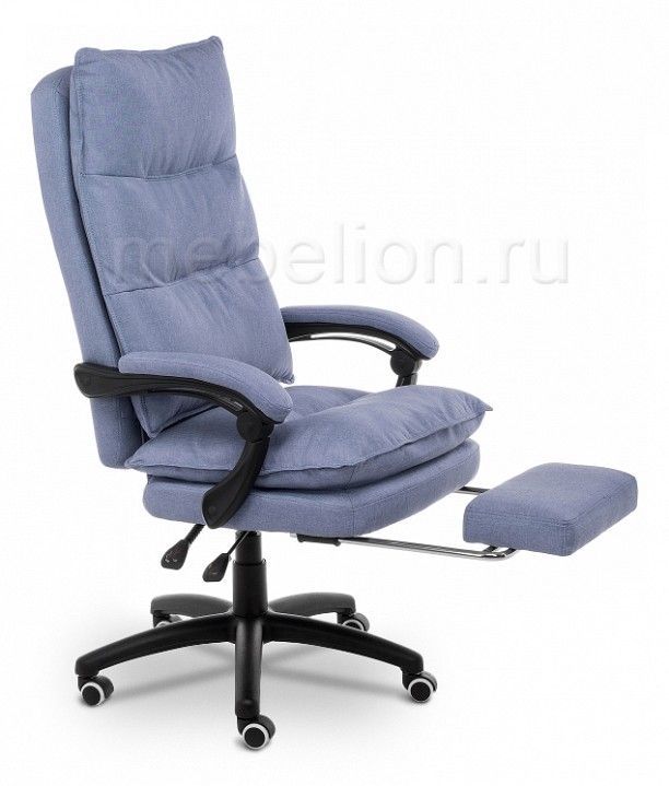 компьютерное кресло rapid серо-голубое