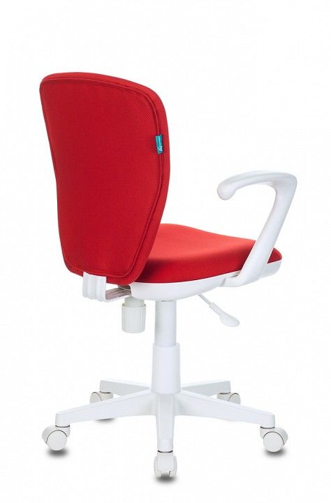 кресло детское бюрократ kd-w10axsn/26-22 красный 26-22 (пластик белый)