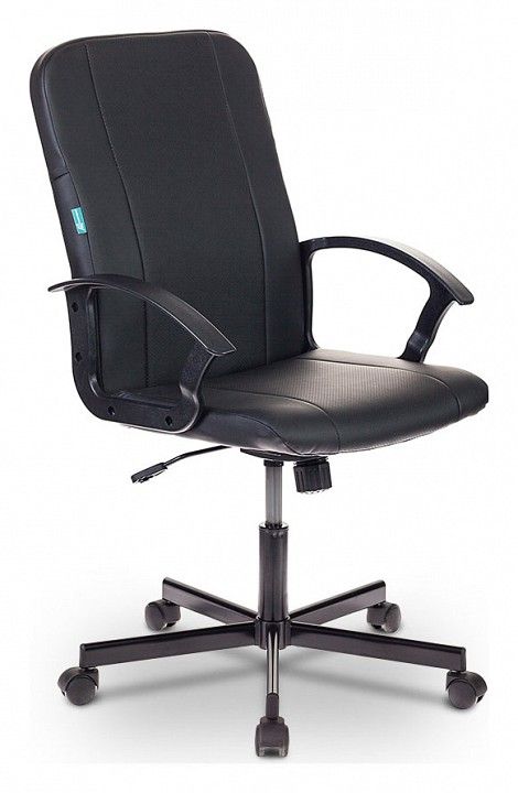 кресло бюрократ ch-551/black черный искусственная кожа крестовина металл