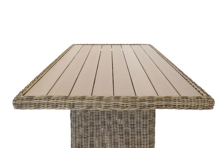 бергамо, плетеный обеденный стол, соломенный