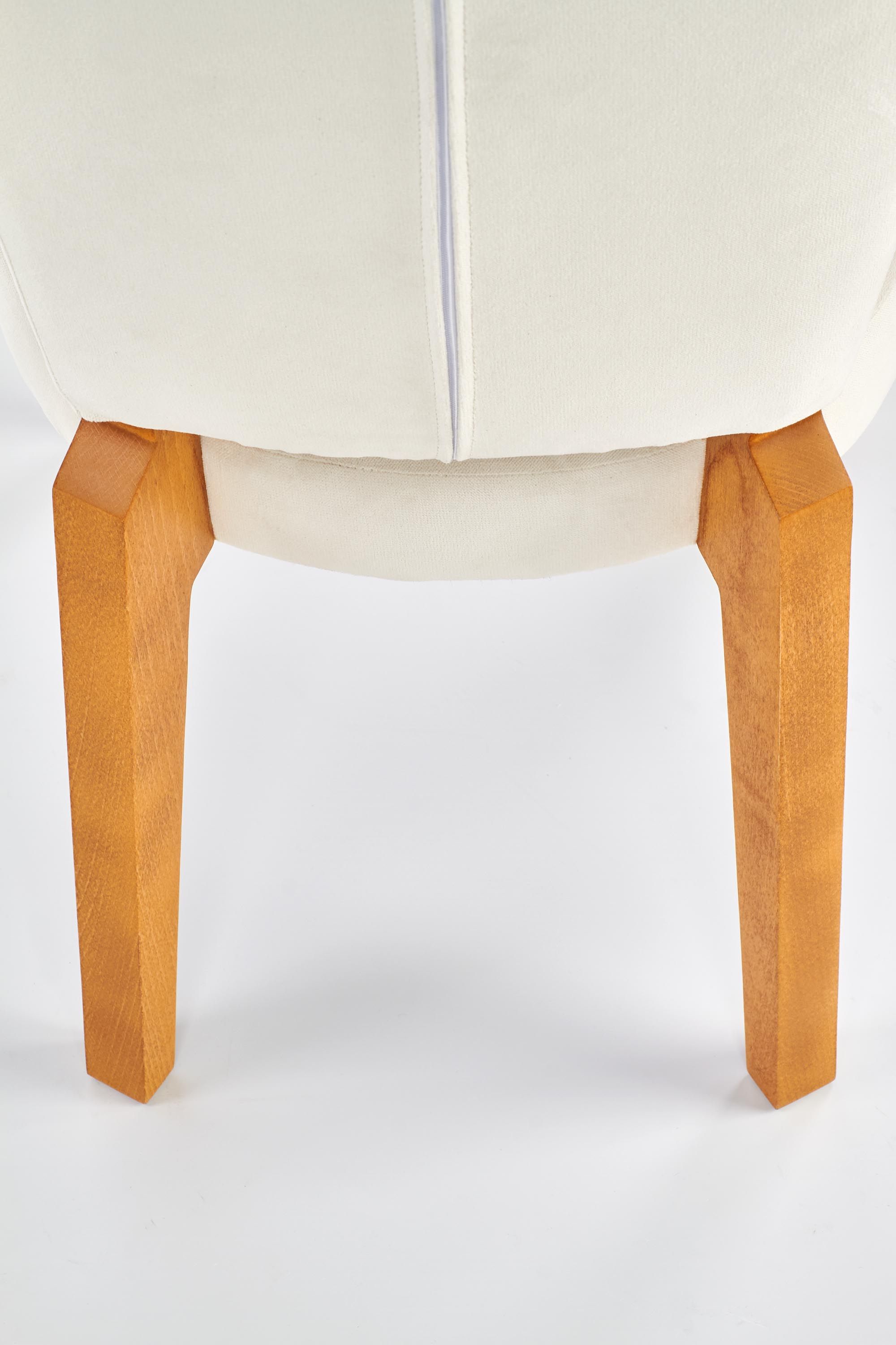 стул halmar rois (дуб медовый, ткань кремовый)