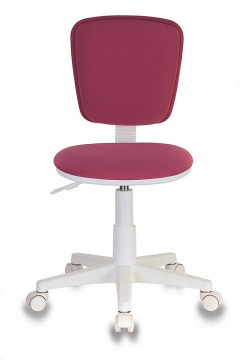 кресло детское бюрократ ch-w204nx/26-31 розовый 26-31 (пластик белый)