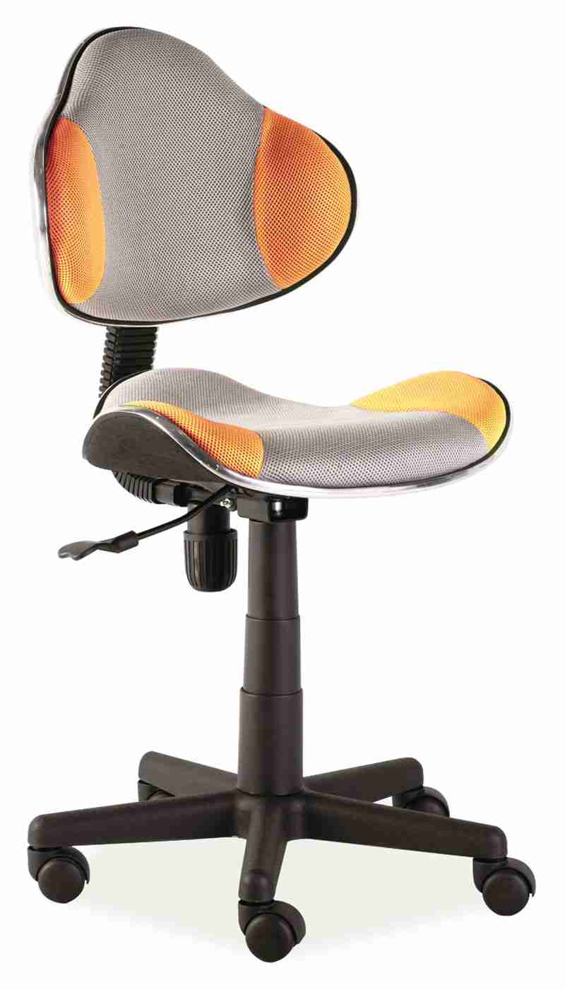 компьютерное кресло signal q-g2, оранжевый - серый