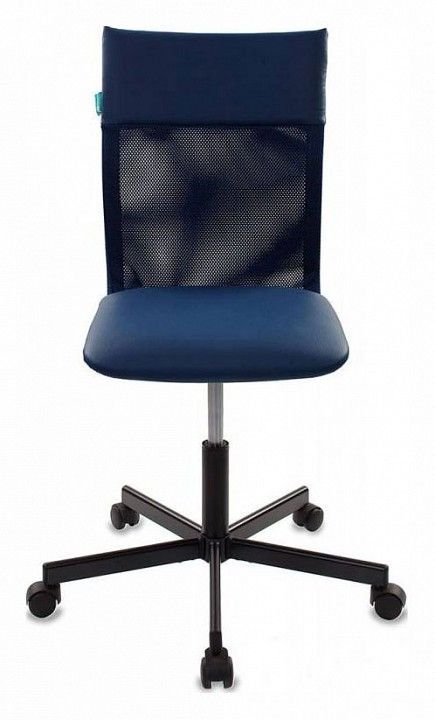 кресло бюрократ ch-1399/blue спинка сетка синий сиденье синий искусственная кожа крестовина металл