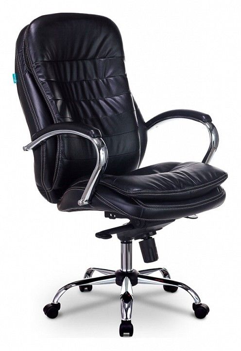 кресло руководителя бюрократ t-9950/black-pu сиденье черный искусственная кожа крестовина хром