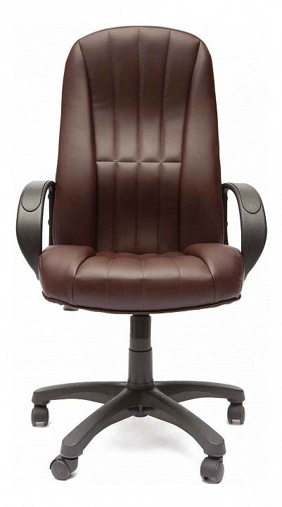 компьютерное кресло ch833 кож/зам, коричневый, 36-36