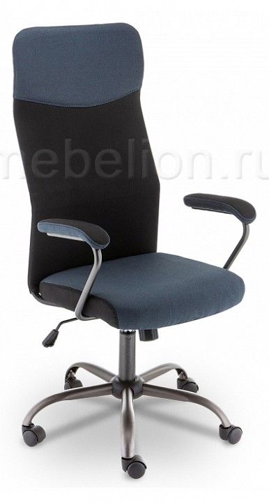 компьютерное кресло aven серое / синее / черное