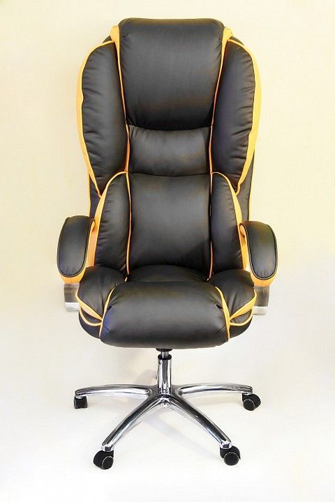 кресло компьютерное  барон ххl кв-12-131112-0401-0432 черно-оранжевый