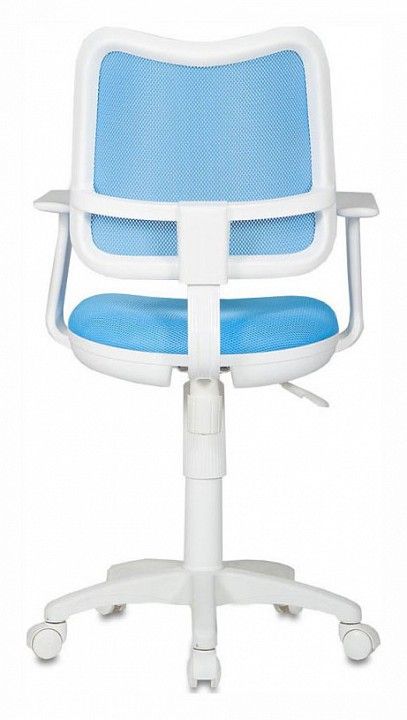 кресло бюрократ ch-w797/lb/tw-55 спинка сетка светло-голубой сиденье светло-голубой tw-55 (пластик белый) (813107)