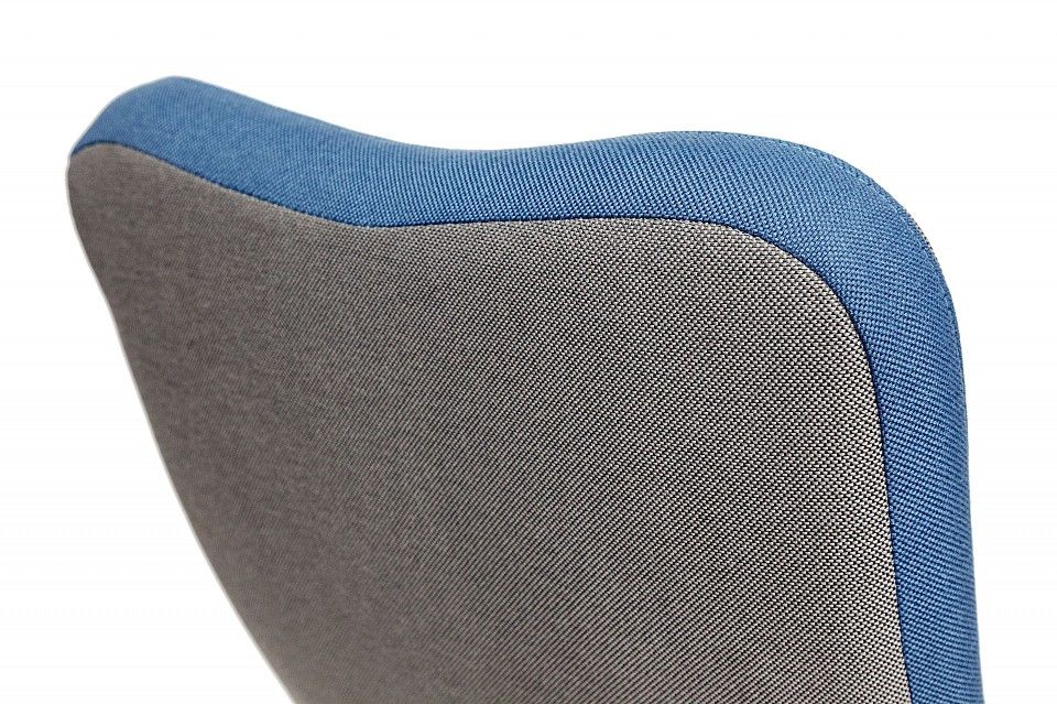 компьютерное кресло сн757 ткань, ткань, серый/синий, с27/с24