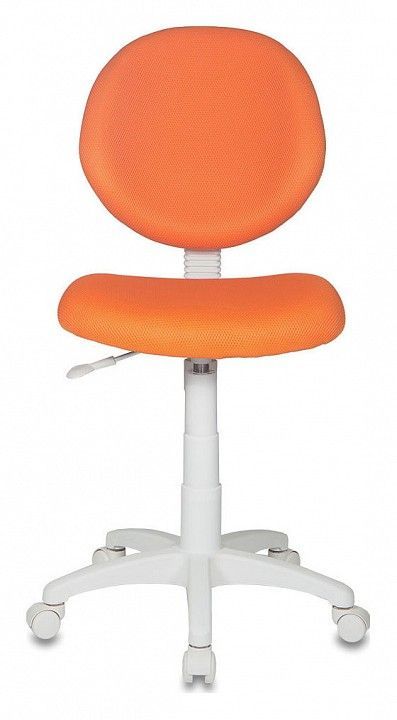 кресло детское бюрократ kd-w6/tw-96-1 оранжевый tw-96-1 (пластик белый)